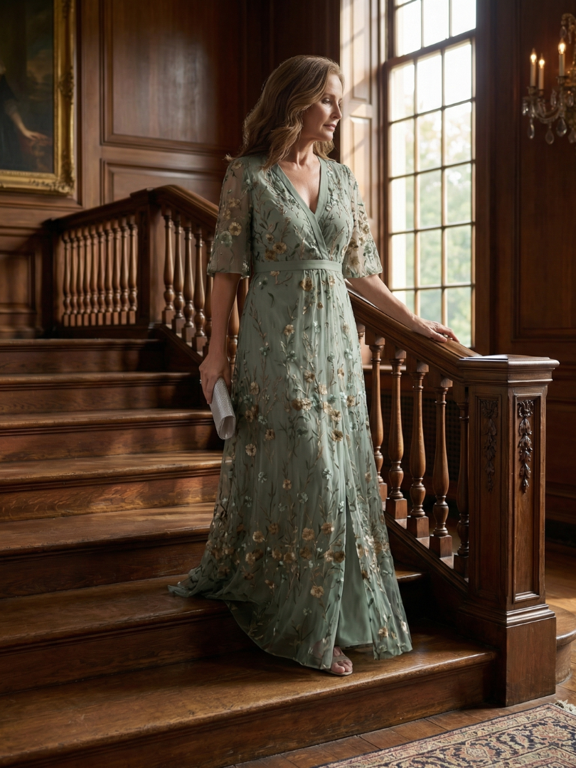 Aleksandra | Halter Bloom Flow Maxi Haljina