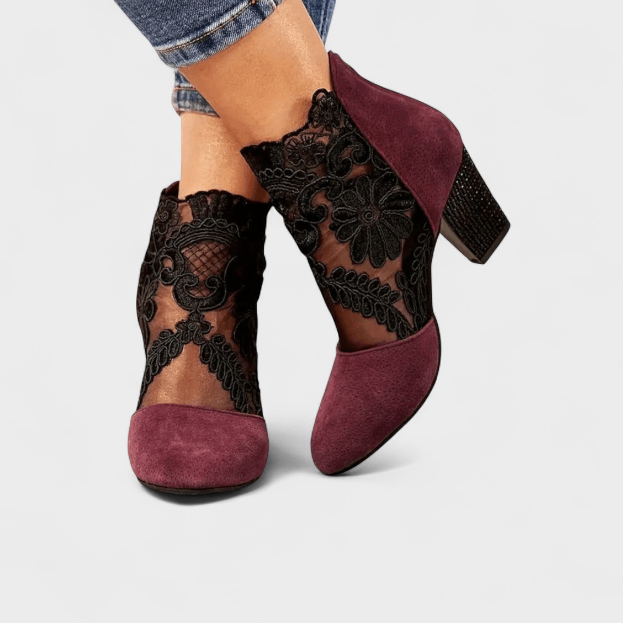 Charlotte™ | Elegantne cipele sa cvetnim uzorkom