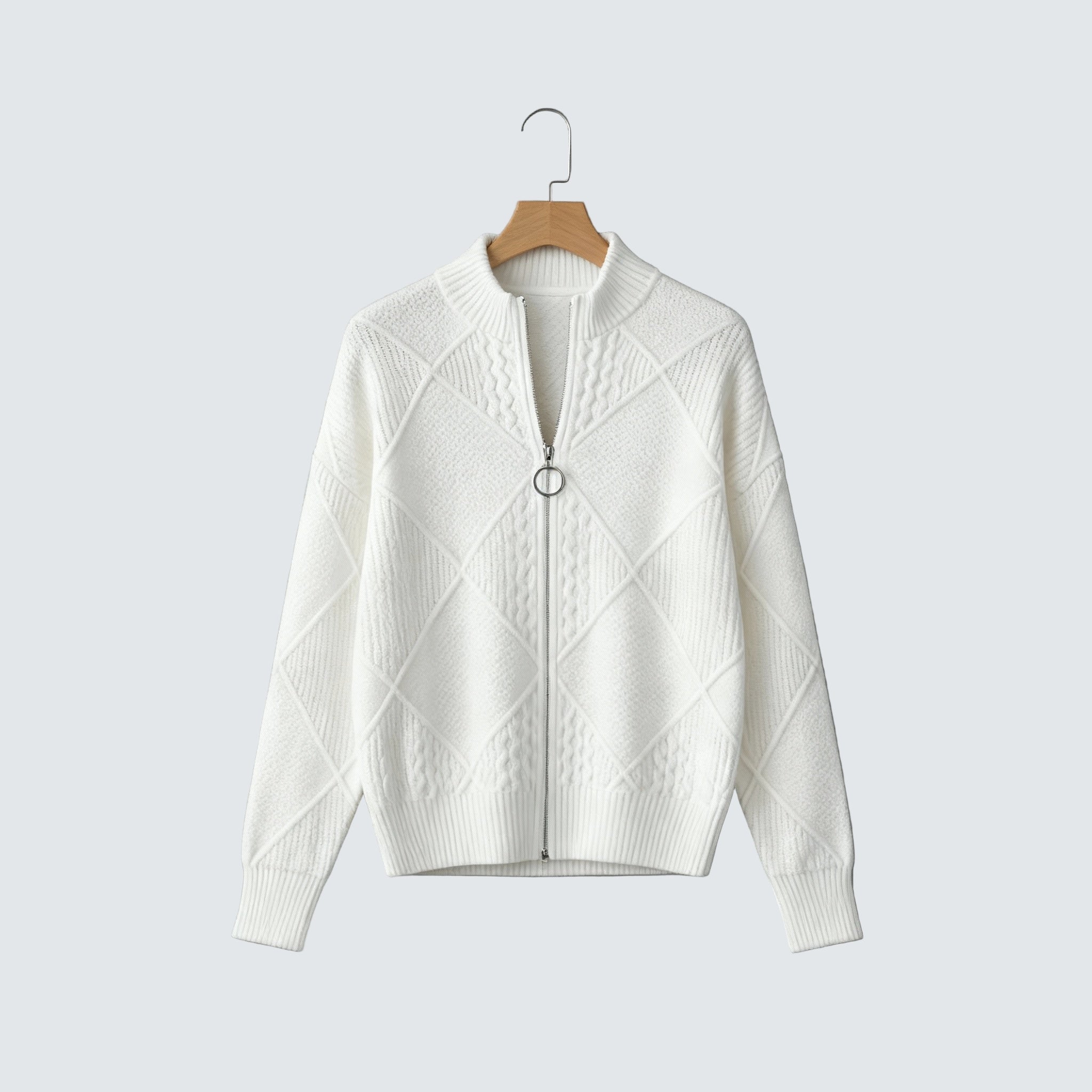 Jitka | Elegantni stil pletenog dukserice