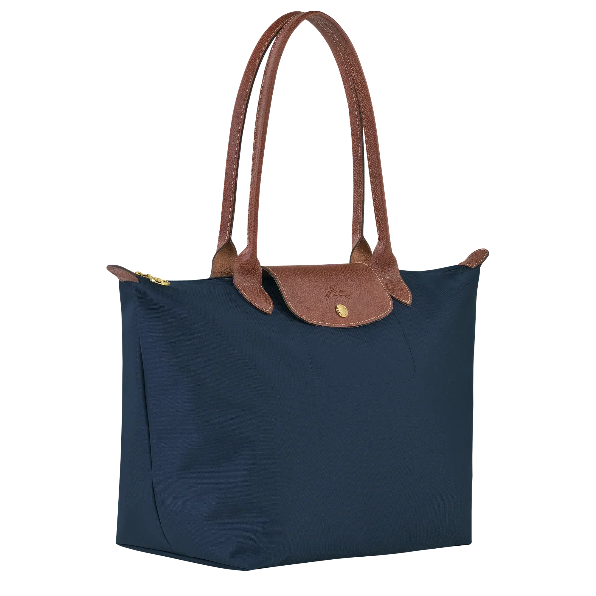 Longchamp - Velika Le Pliage torba, mornarsko plava