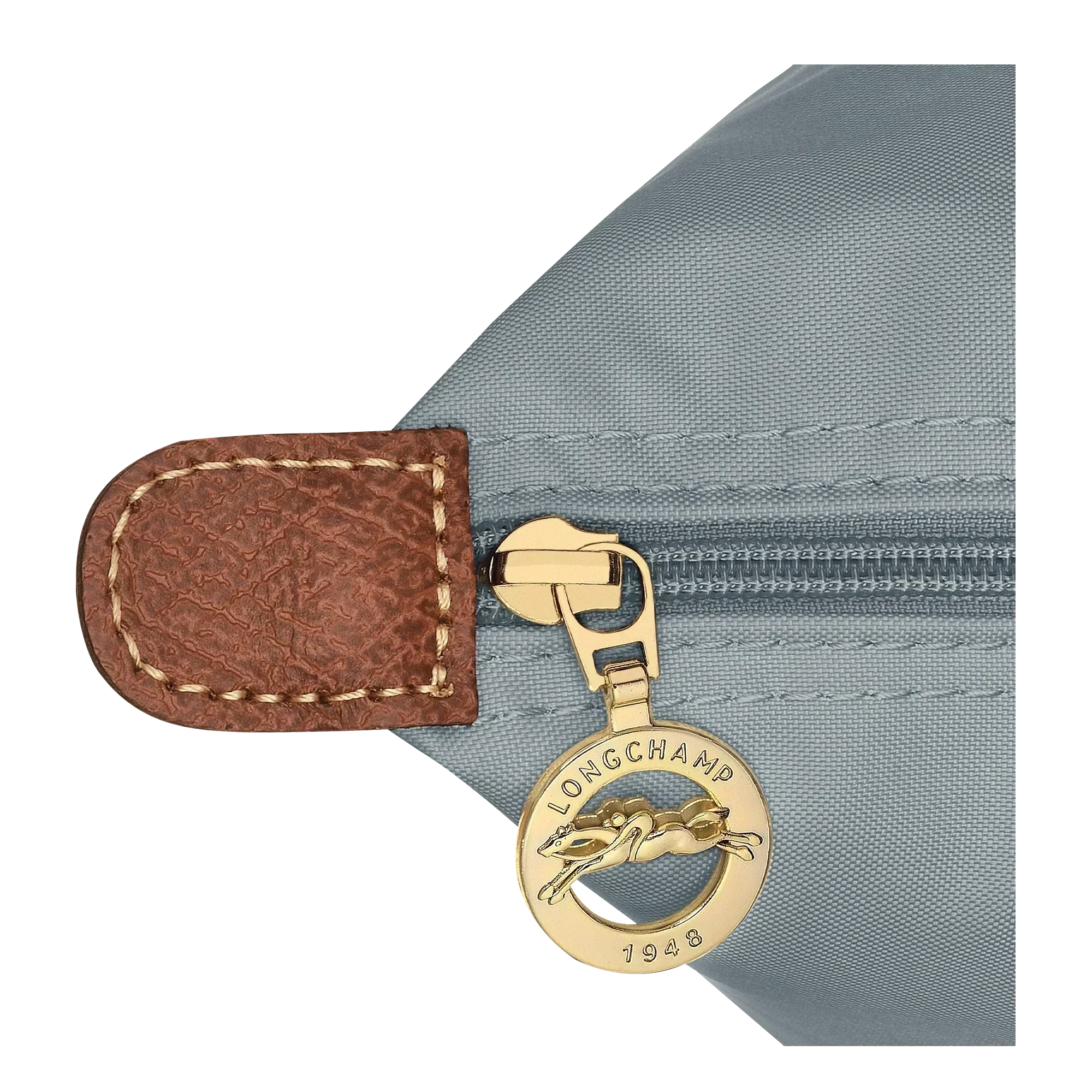 Longchamp - Velika Le Pliage torba, čelična