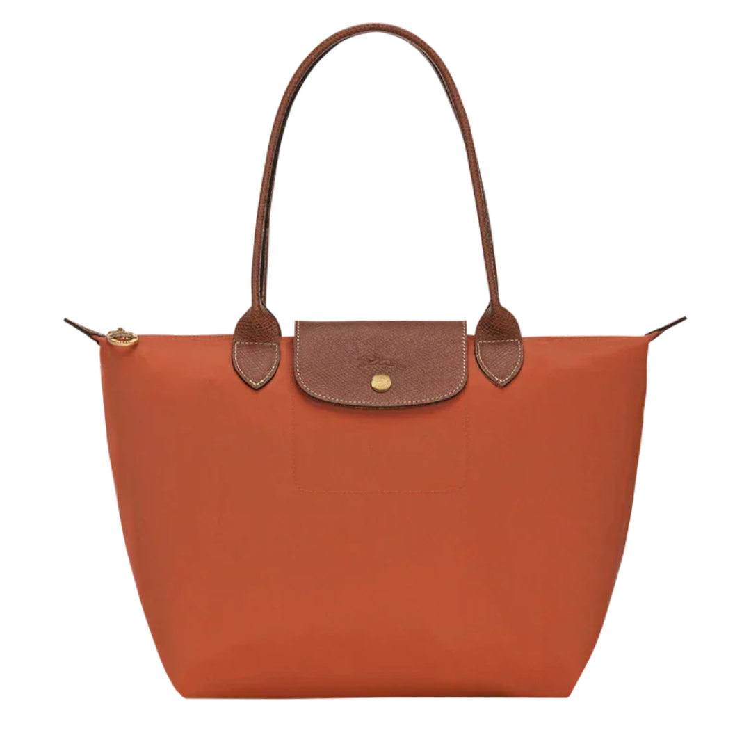 Longchamp - Velika Le Pliage torba, Cigla