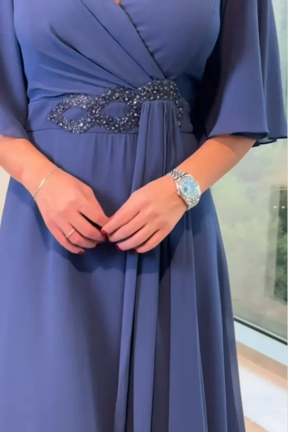 Ewelina | Elegantne dugačke šifonske haljine