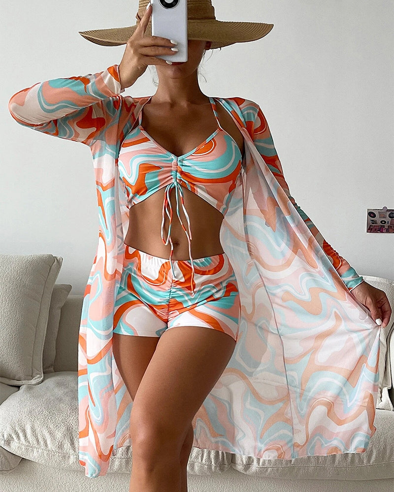 Laluna® | 3-dijelni bikini komplet sa printom