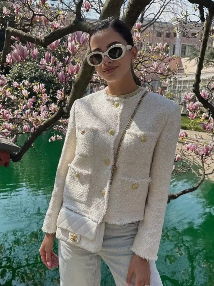 Clarette | Elegantno Kratko Sako sa Dugmetom